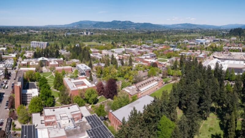 Aerial Campus View